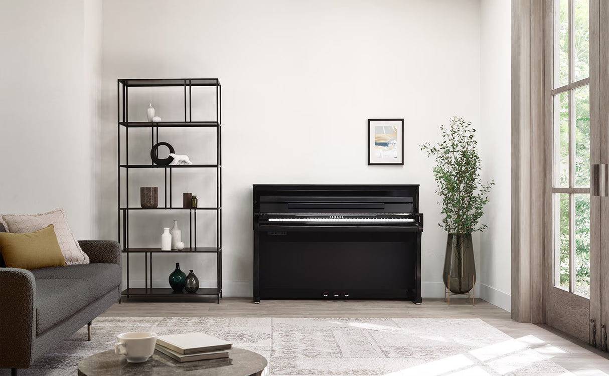 CLP885PWH digitaalipiano, kiiltävä valkoinen