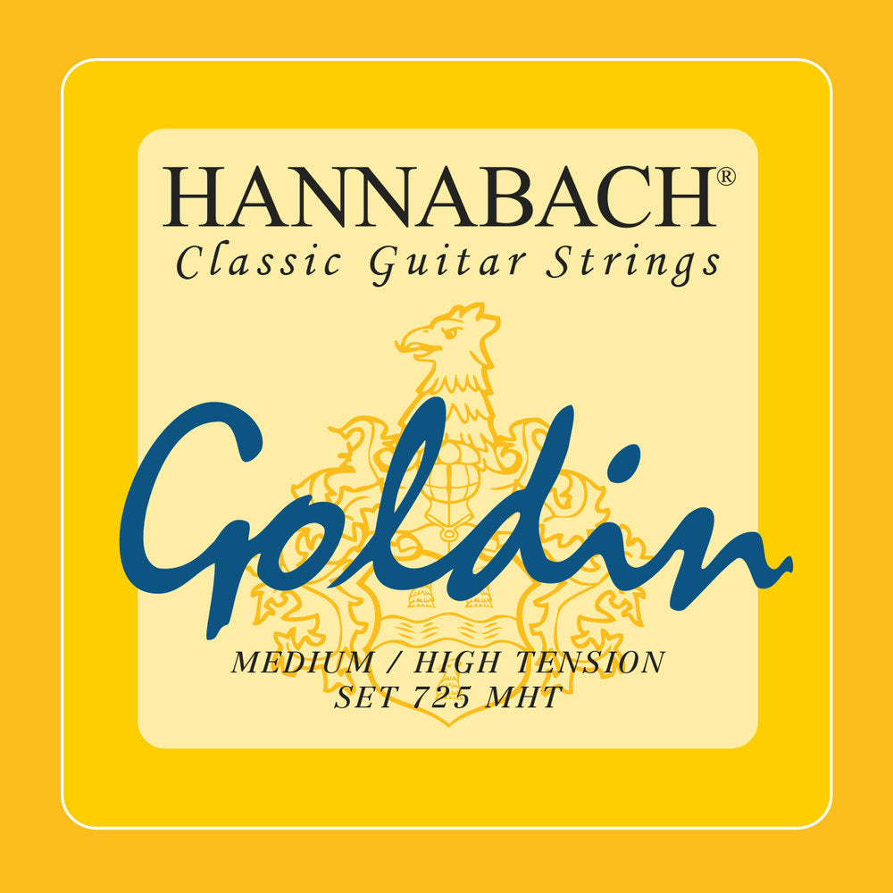 Klassisen kitaran kielet Sarja 725 Medium/High Tension Goldin Medium High-setti