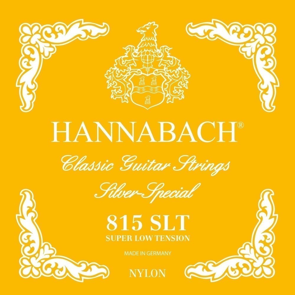 Hannabach Serie 815 Super Low Tension Silver Special - Klassisen kitaran diskanttikielet (3 kpl)