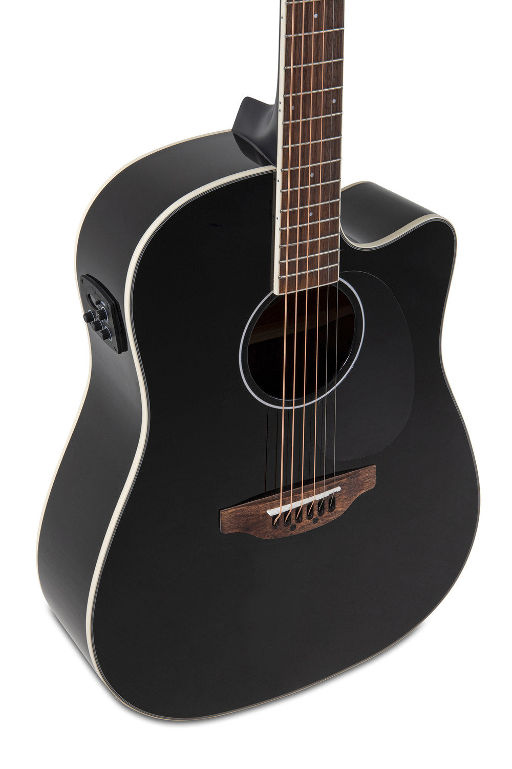 Applause Elektro-akustinen kitara Wood Classics AED96-5HG Black Gloss Electro, musta, kiiltävä