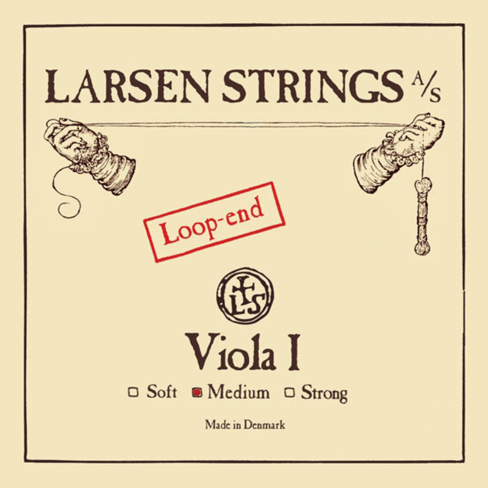 Larsen Original Alttoviulun kieli A - Teräsydin, Ball End