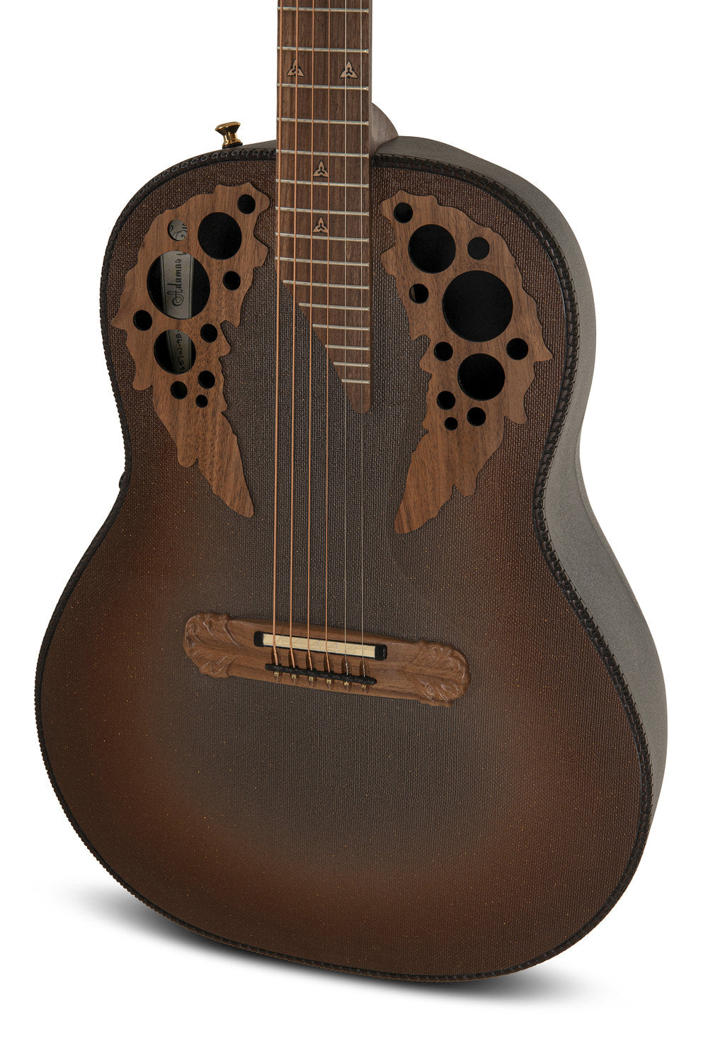 Elektro-akustinen kitara 1687GT Deep Non-Cutaway Reverse Brown Burst