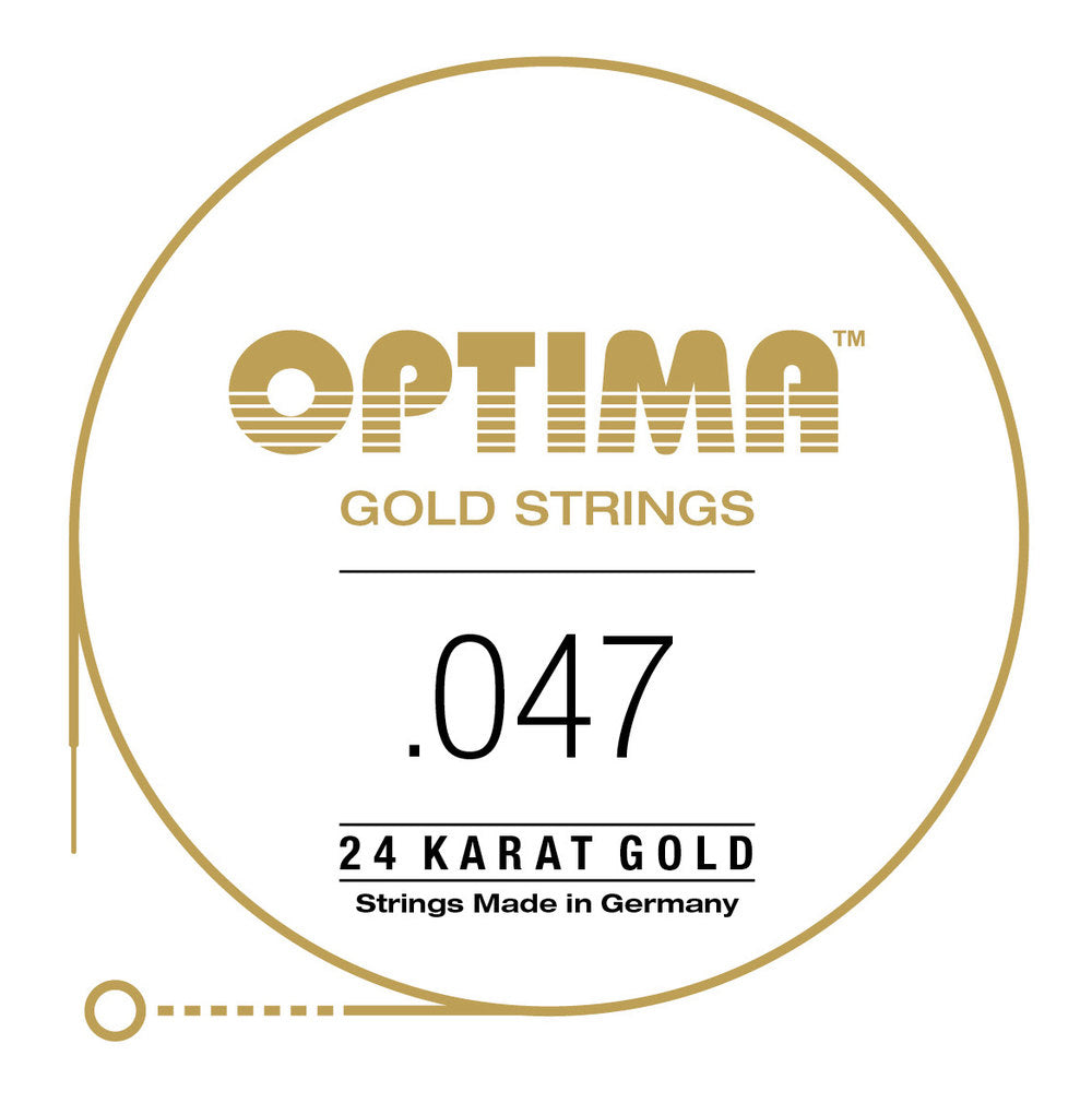 Akustisen kitaran kielet Gold Strings E6 .047w