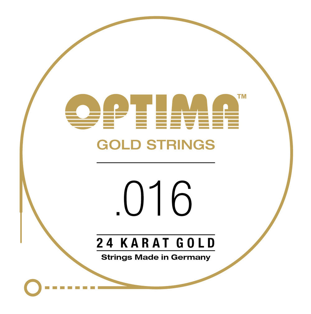 Akustisen kitaran kielet Gold Strings H/B2 .016