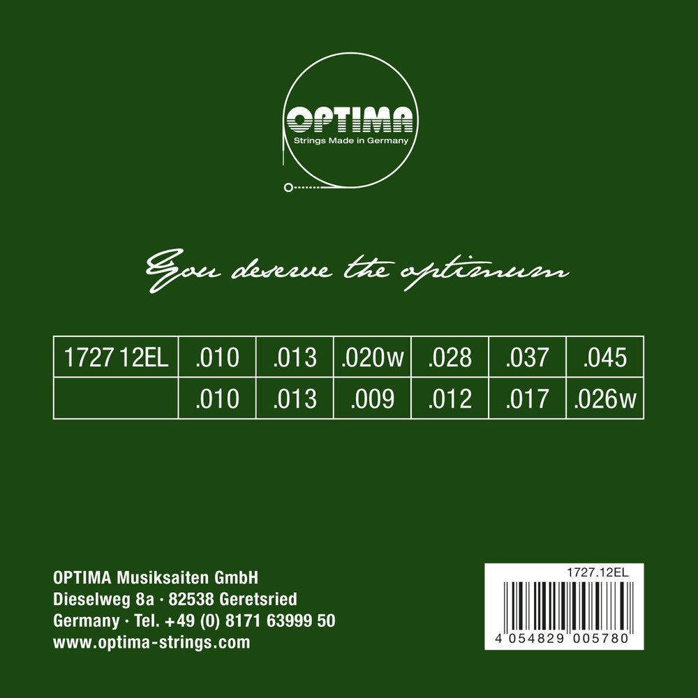 Akustisen kitaran kielet Bronze strings 12-kielinen setti