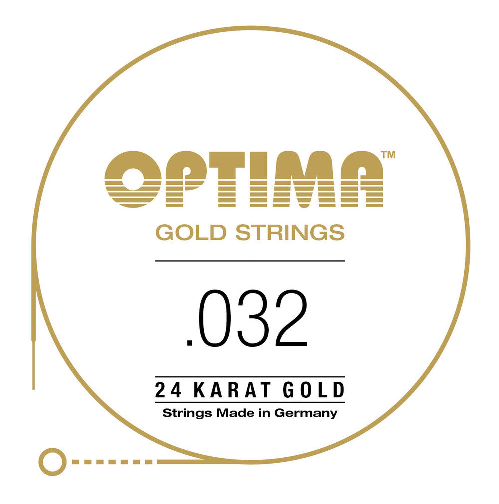 Sähkökitaran kielet Gold strings round wound A5 .032w