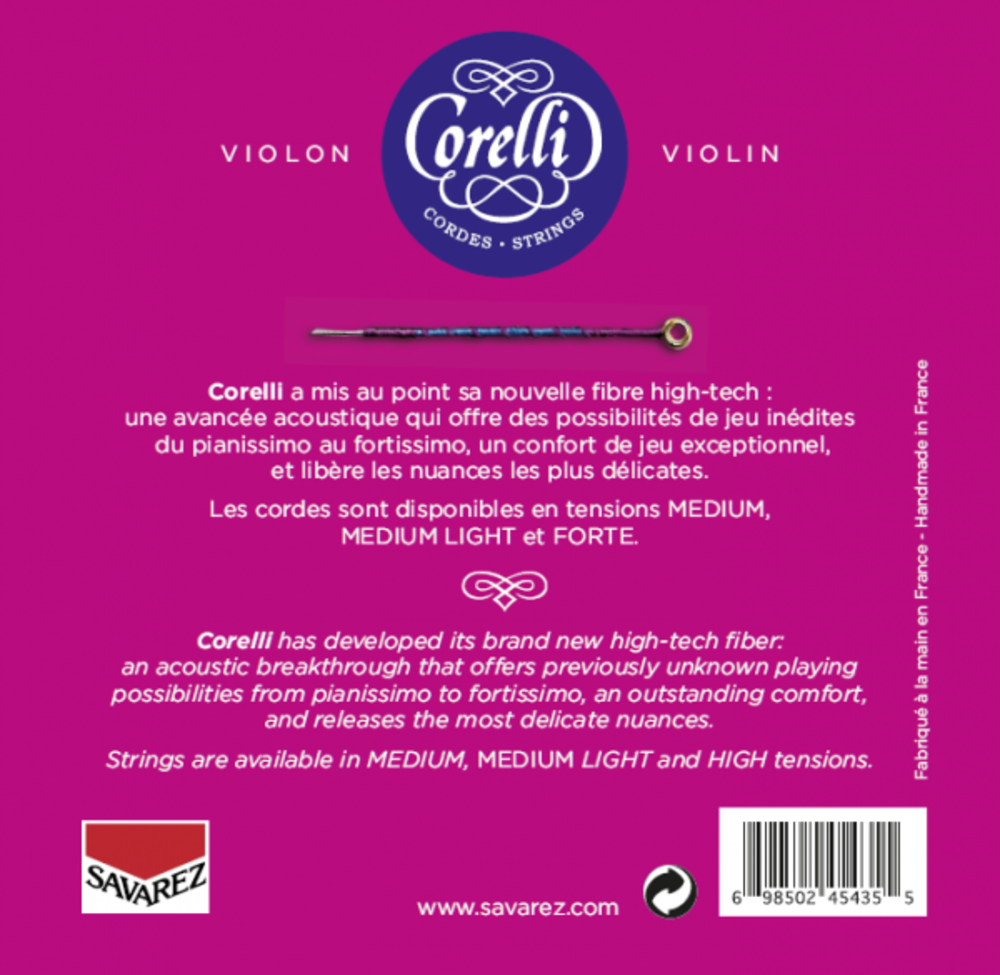 Corelli Cantiga Medium -viulunkielet
