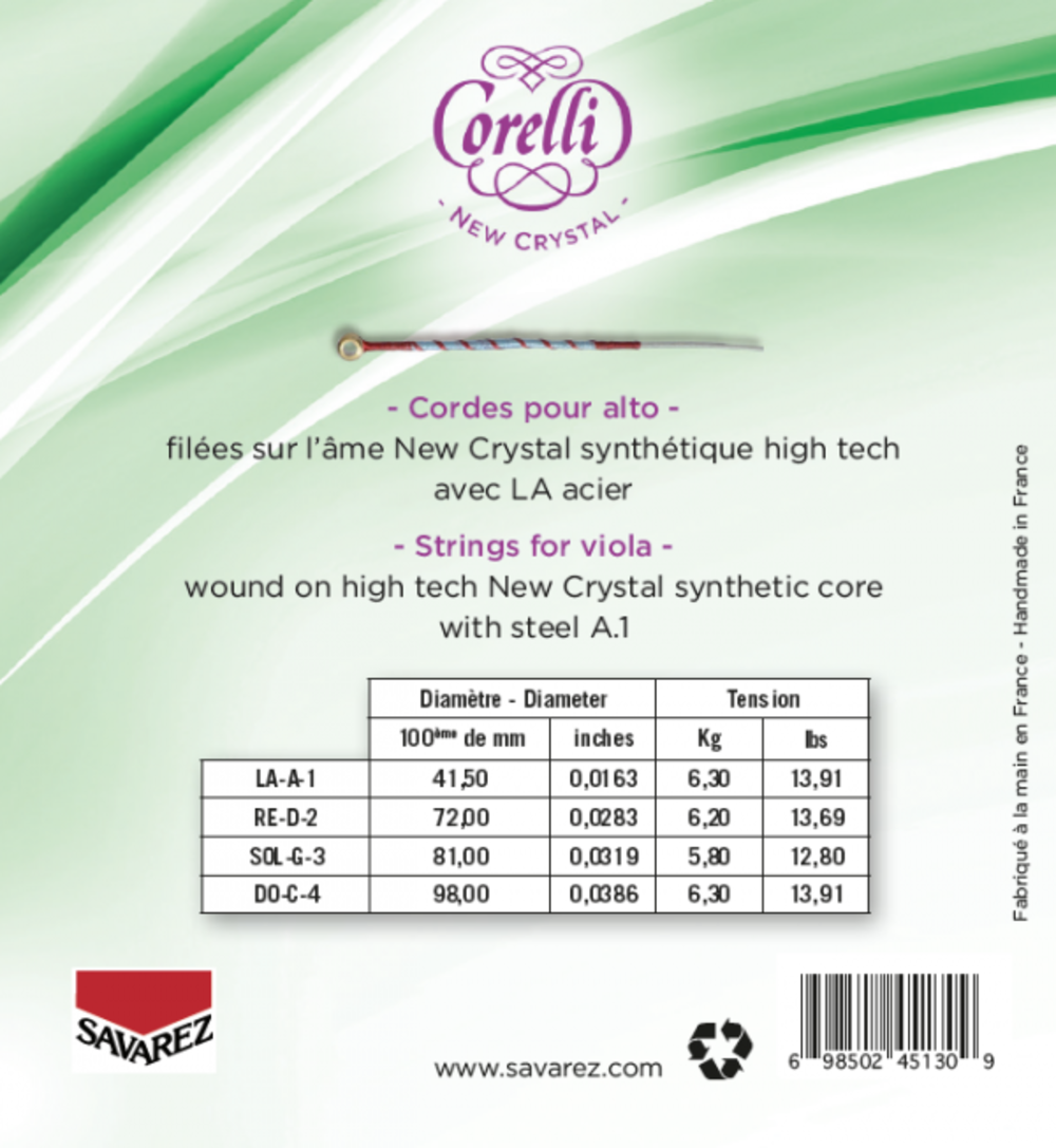 Alttoviulun kielet Crystal Light