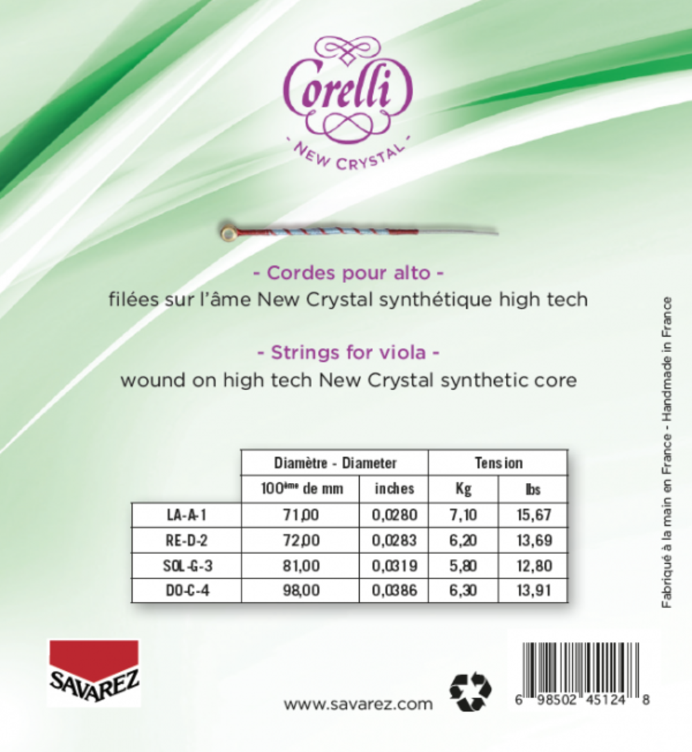 Viulun kielet Crystal Medium-light (630115)