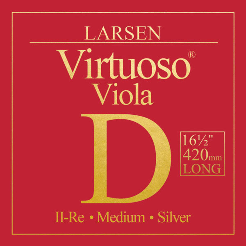 Alttoviulun kielet Alttoviulu Virtuoso extra-pitkä 420mm skaala D hopea