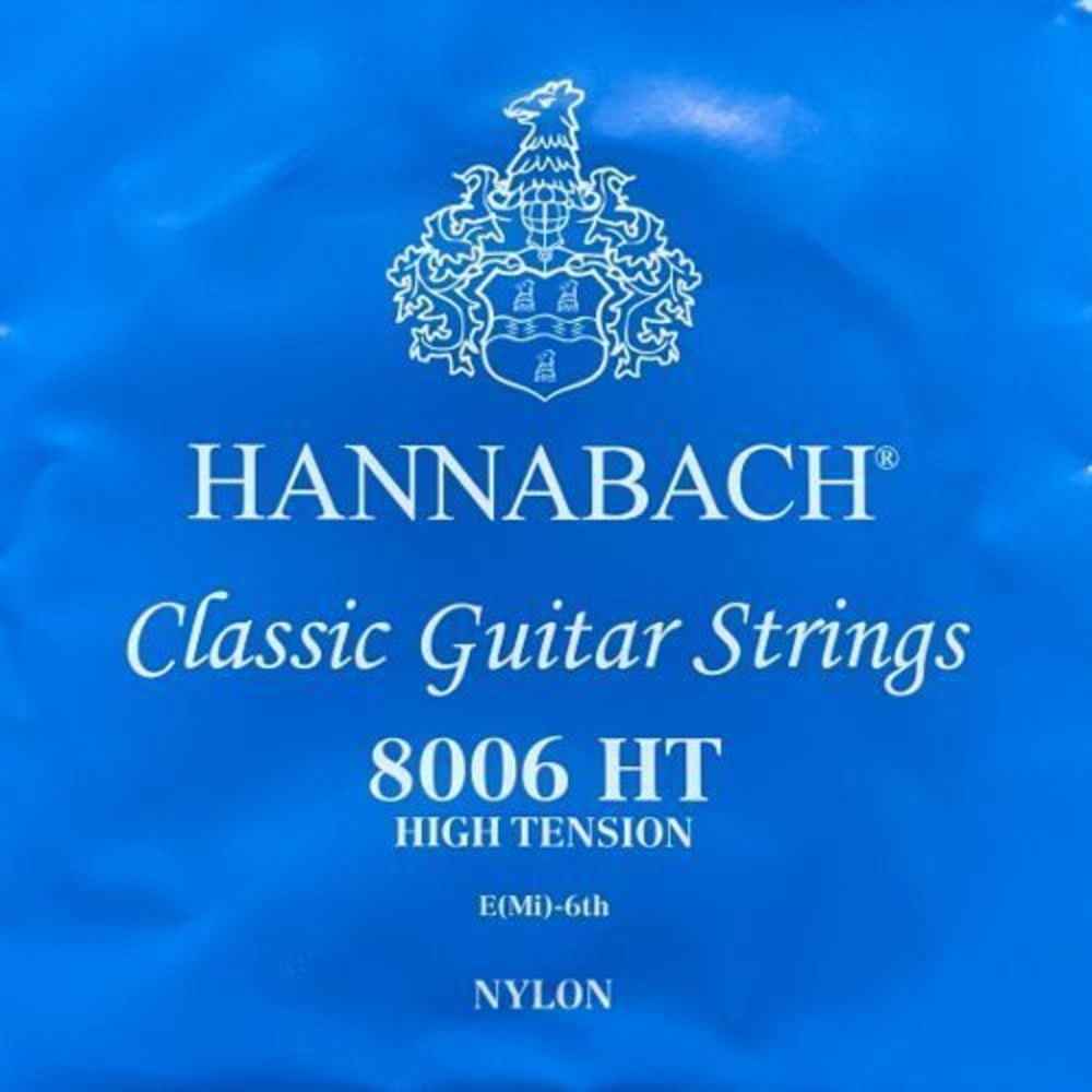 Klassisen kitaran kielet Serie 800 High Tension Hopeoitu E6w
