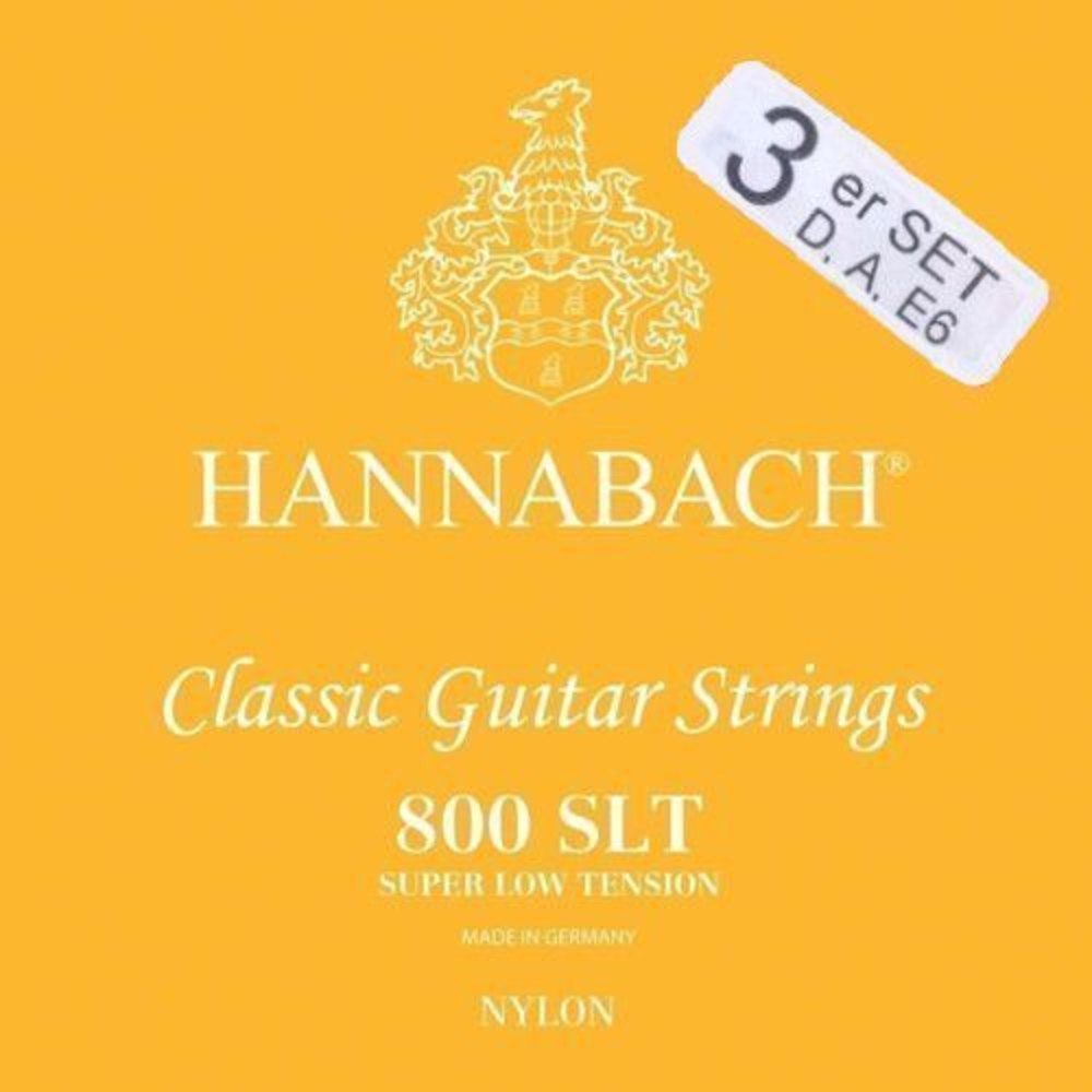 Klassisen kitaran kielet Serie 800 Super Low Tension Hopeoitu 3 bassokieltä