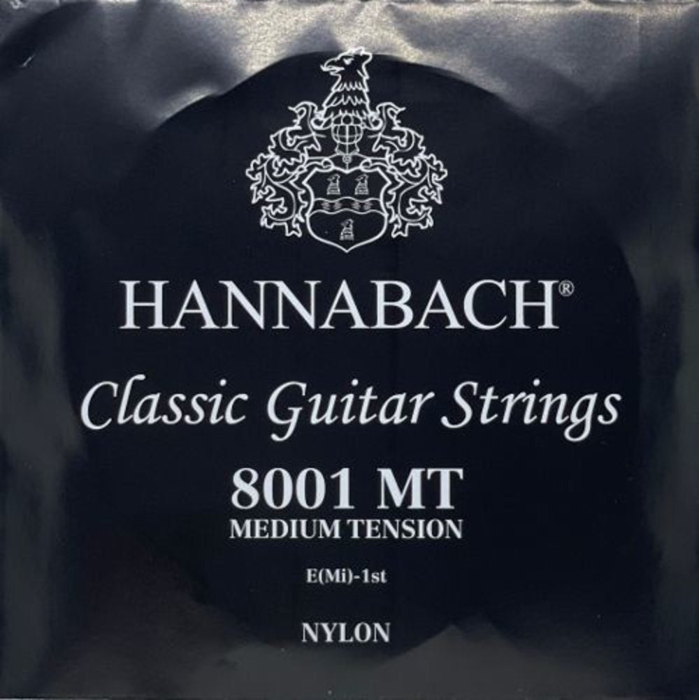Klassisen kitaran kielet Serie 800 Medium Tension Hopeoitu E1