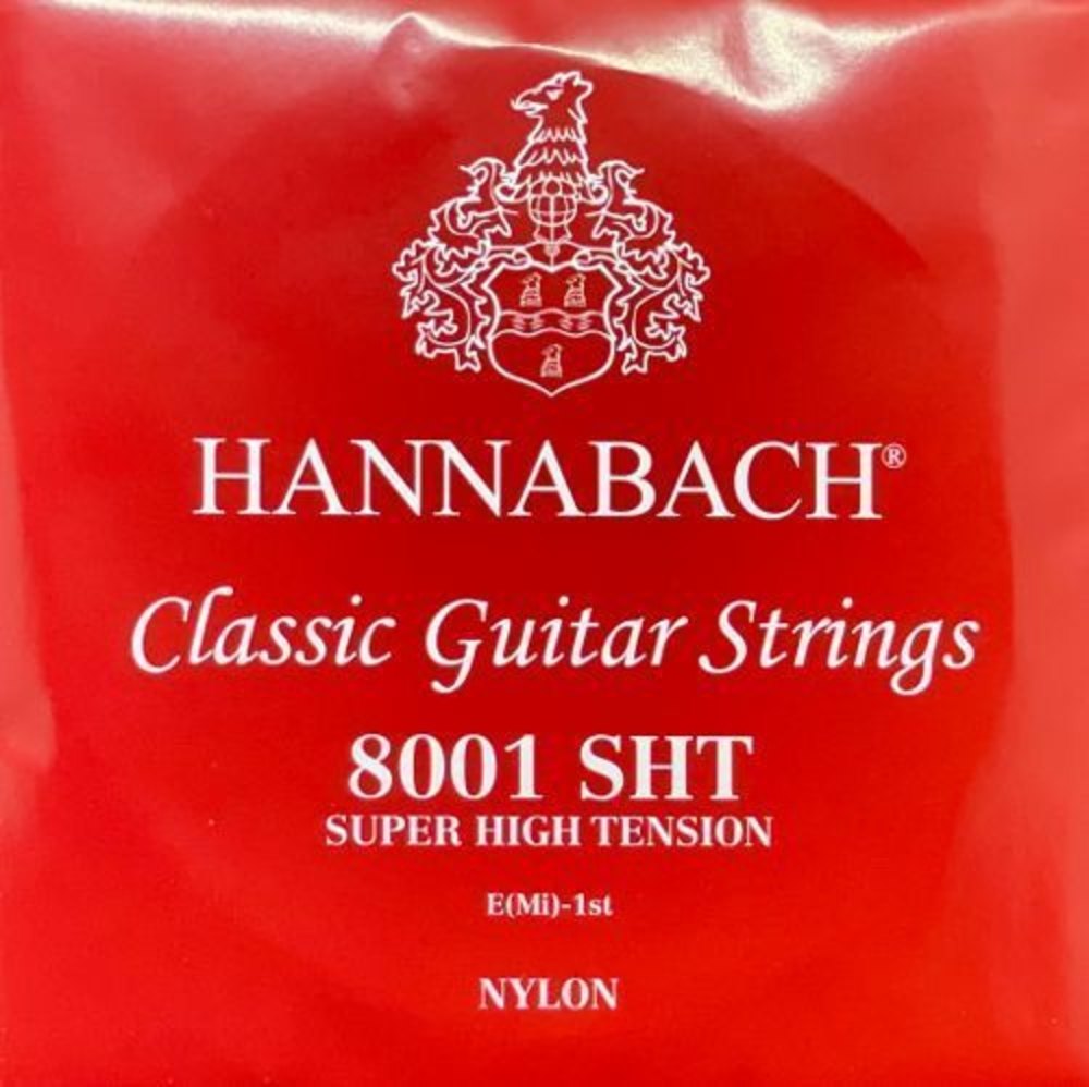 Klassisen kitaran kielet Serie 800 Super High Tension Hopeoitu E1