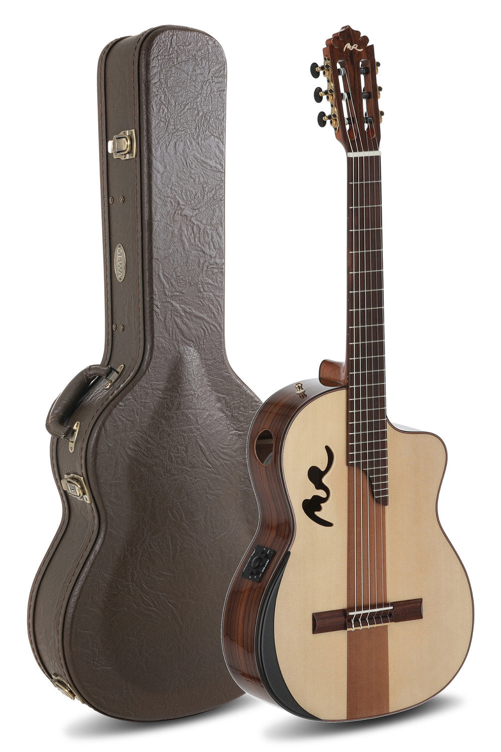 Manuel Rodriguez Café Cortado Cutaway Santos Rosewood -elektroakustinen kitara