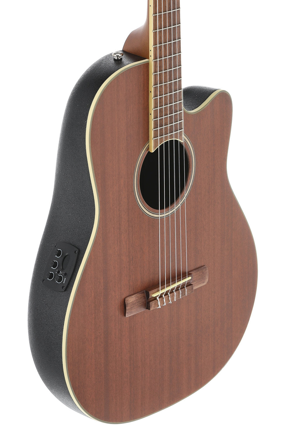 Applause E-Akustinen klassinen kitara AB24CII Mid Cutaway Nylon, natural satin