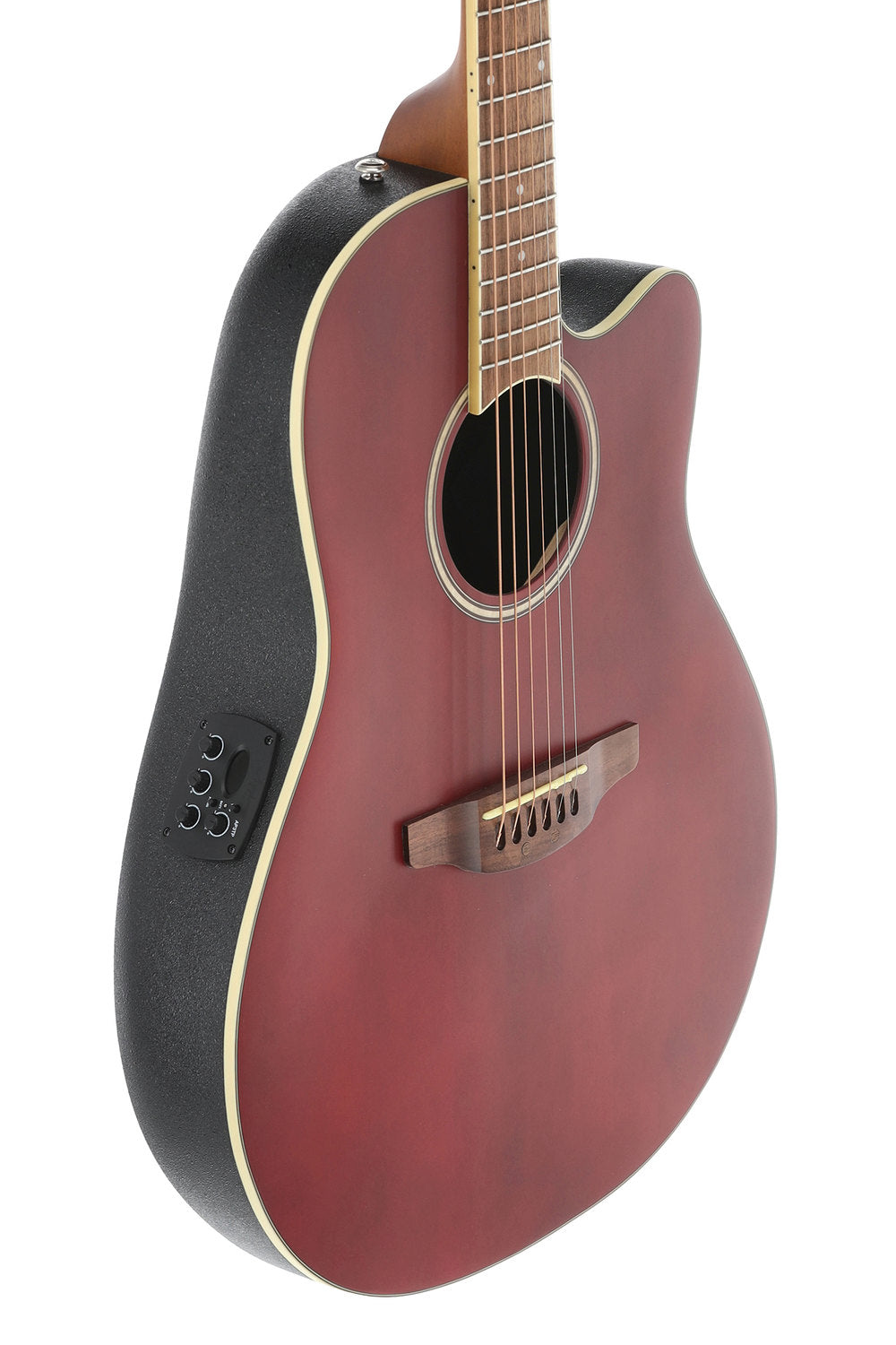 Applause Elektro-akustinen kitara AB24II CS Mid Cutaway, ruby red satin