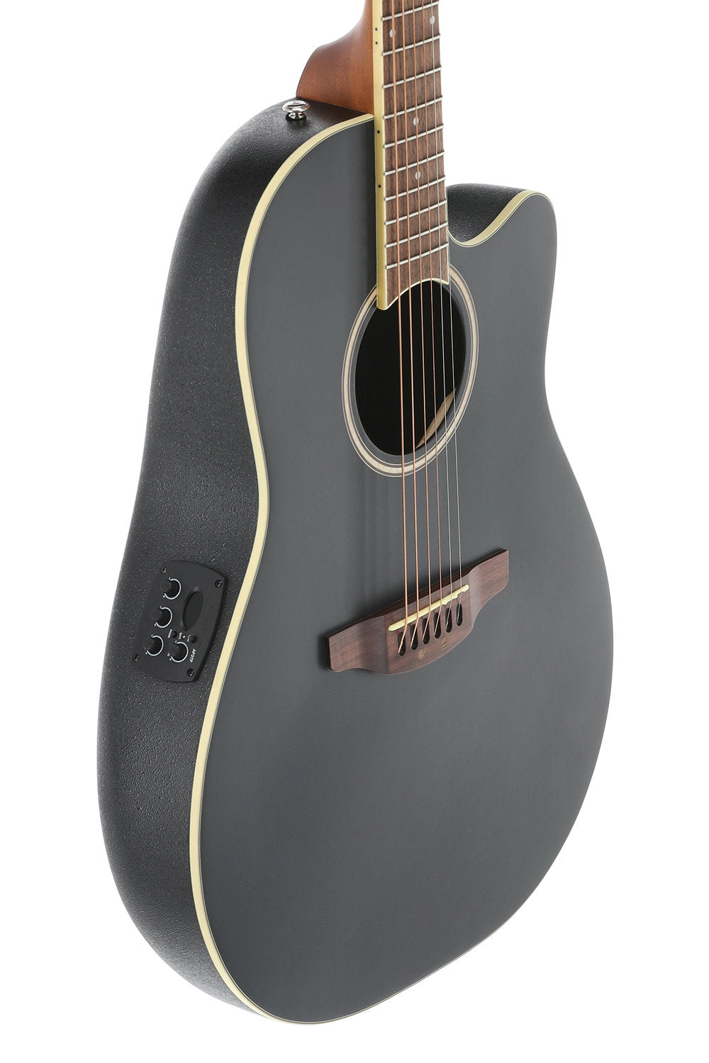 Applause Elektro-akustinen kitara AB24II CS Mid Cutaway, black satin