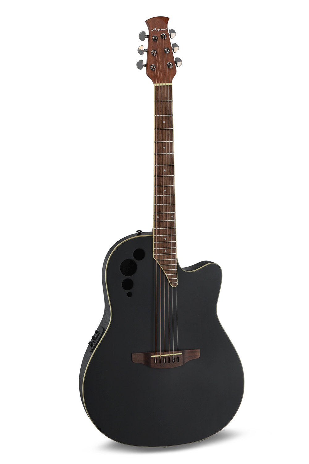 Applause Elektro-akustinen kitara AE44II Mid Cutaway, black satin