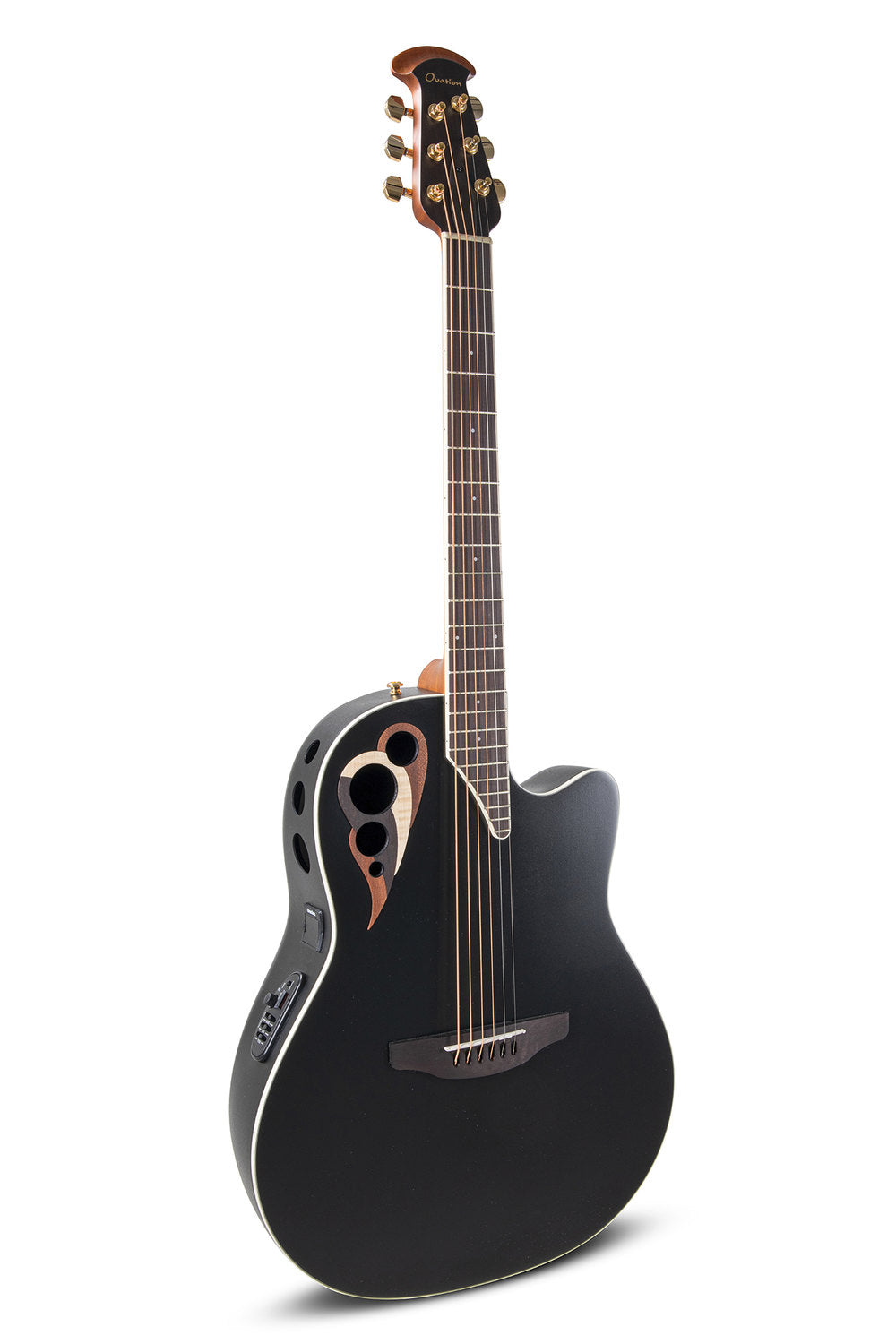 Elektro-akustinen kitara Celebrity Elite Deluxe Deep Contour Black Satin