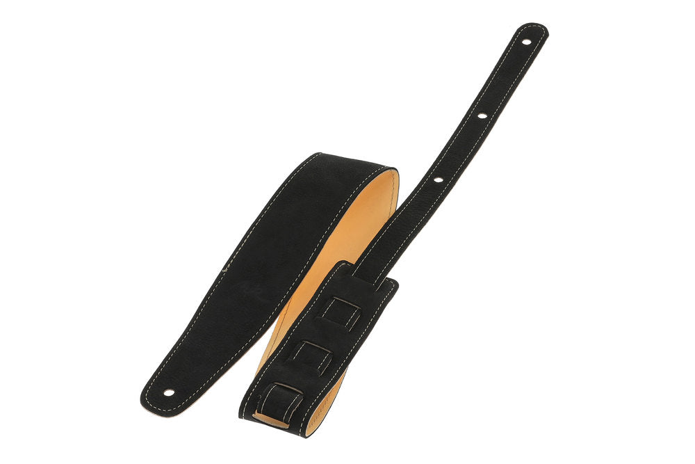 Kitarahihna Regular 70 Satin Black - Nahkaa