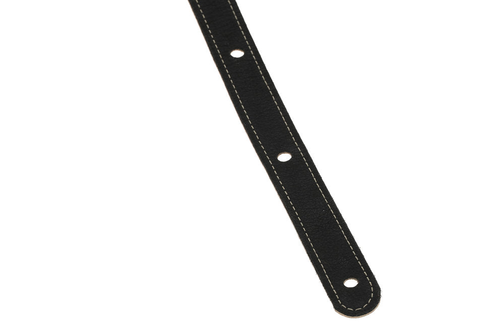 Kitarahihna Regular 70 Satin Black - Nahkaa
