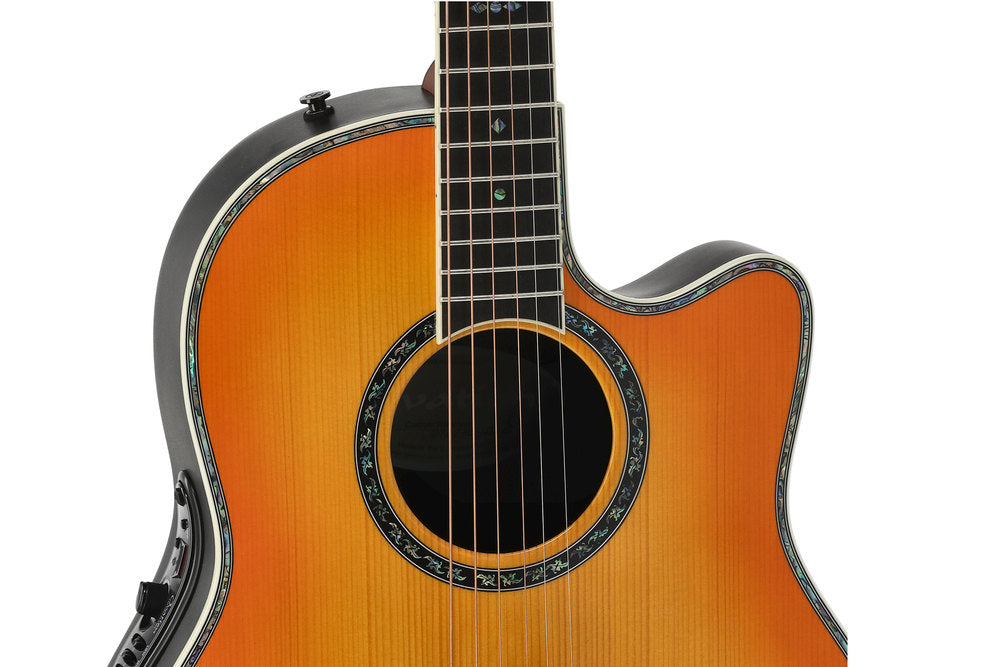 Elektro-akustinen kitara Pro Series Custom Balladeer Deep Contour Honey Burst