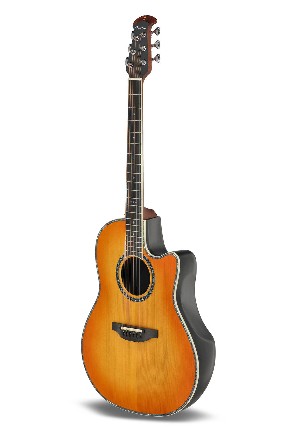 Elektro-akustinen kitara Pro Series Custom Balladeer Deep Contour Honey Burst