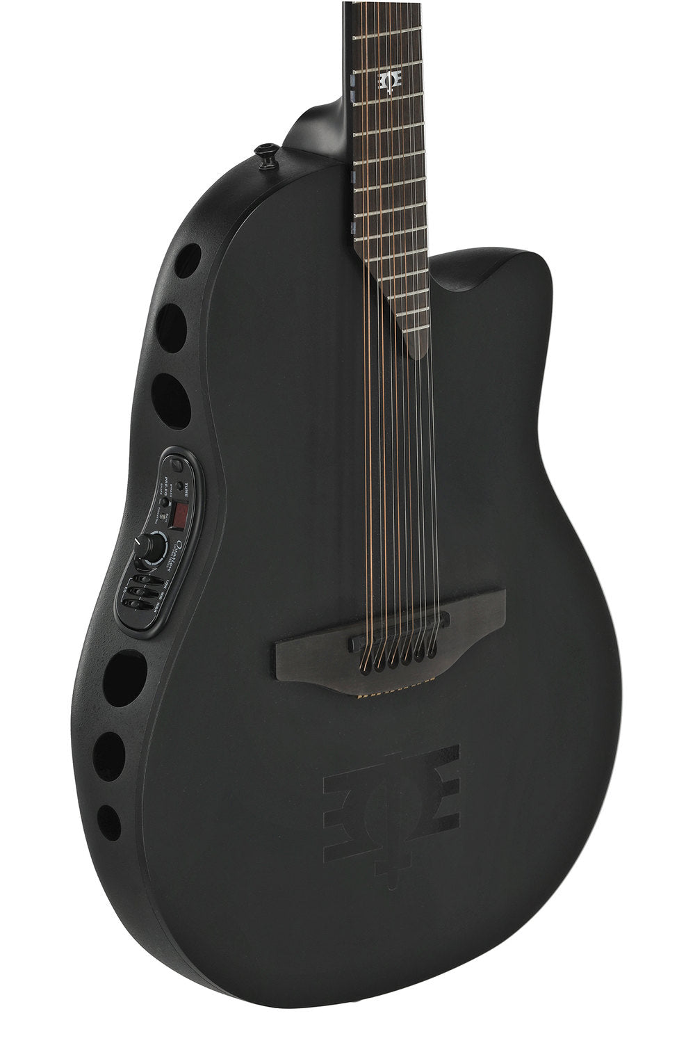 Elektro-akustinen kitara 1598-MEIII Melissa Etheridge Signature Mid Cutaway 12-string Black Satin