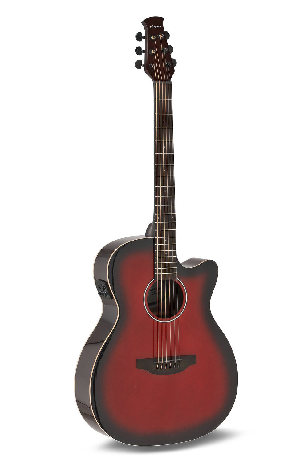 Elektro-akustinen kitara Jump OM Electro Cut Gloss Cherry Burst