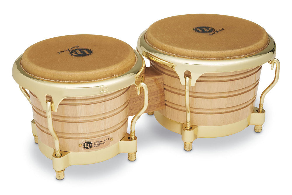 LP Bongo Generation II Wood Natural Gold HW