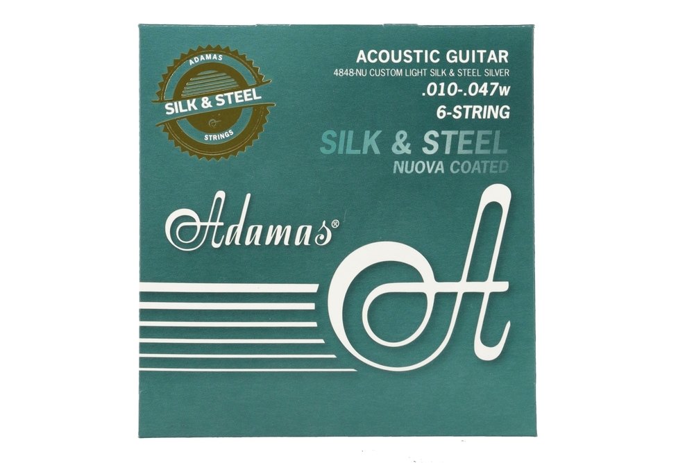 Akustisen kitaran kielet Silk & Steel Coated Custom-Light .010-.047