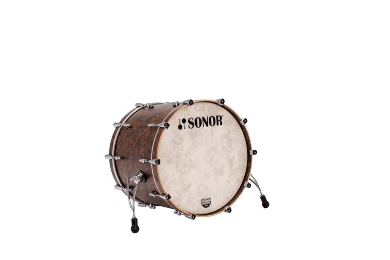 Sonor Momentum 22x17.25 bassorumpu, pyökki, California Burl