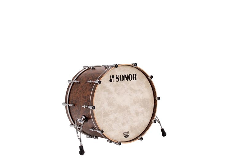 Sonor Momentum 24x15.25 bassorumpu, vaahtera, California Burl