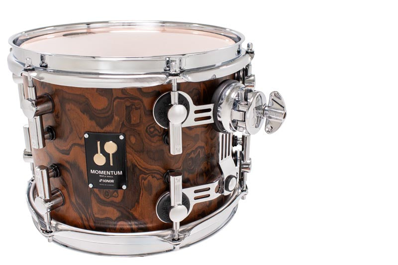 Sonor Momentum 10x7.75 tomirumpu, vaahtera, California Burl