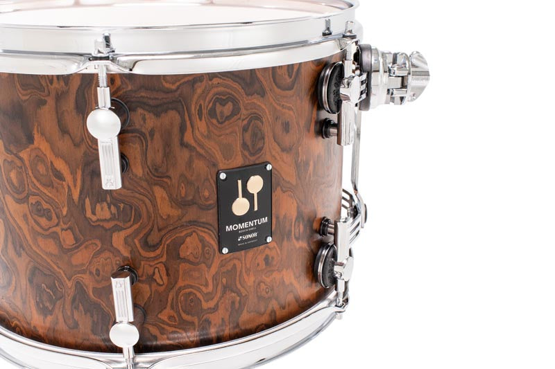 Sonor Momentum 13x9.25 tomirumpu, pyökki, California Burl