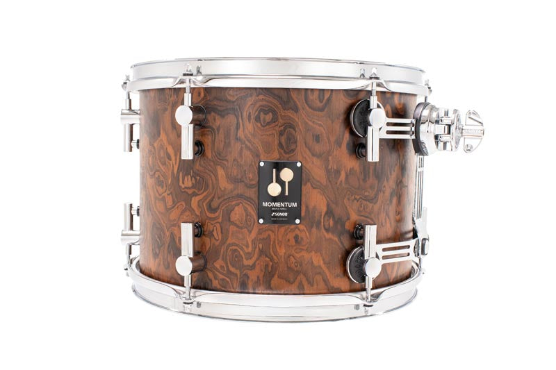 Sonor Momentum 13x9.25 tomirumpu, vaahtera, California Burl