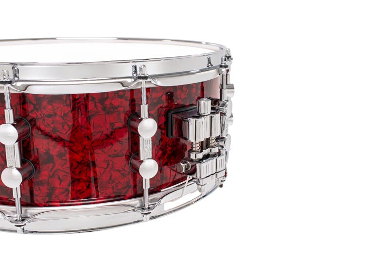 Sonor Momentum 14x5.75 virveli, pyökki, Red Pearl