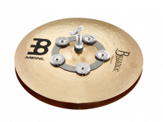 Meinl THH1BK Hi-Hat Tamburiini, Teräs
