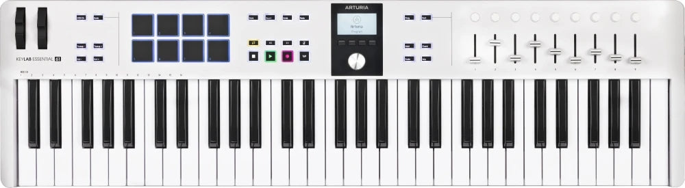 KeyLab Essential 61 MK3 USB-kontrolleri valkoinen