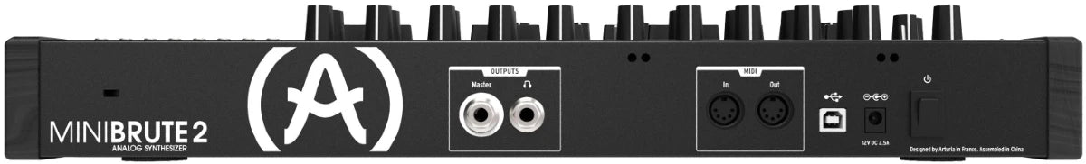 Minibrute-2 Noir, Analog Synth, Black