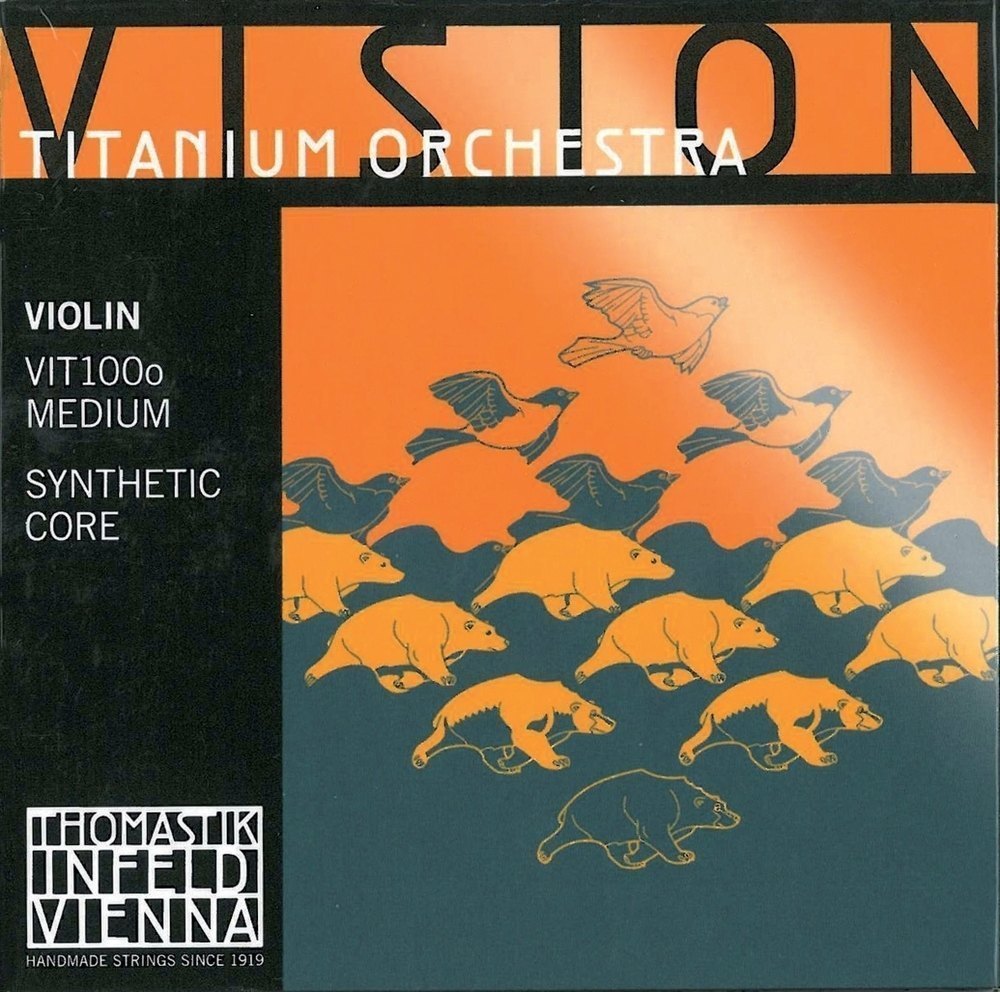 Viulun kielet Vision Titanium Orchestra Synteettinen ydin Medium