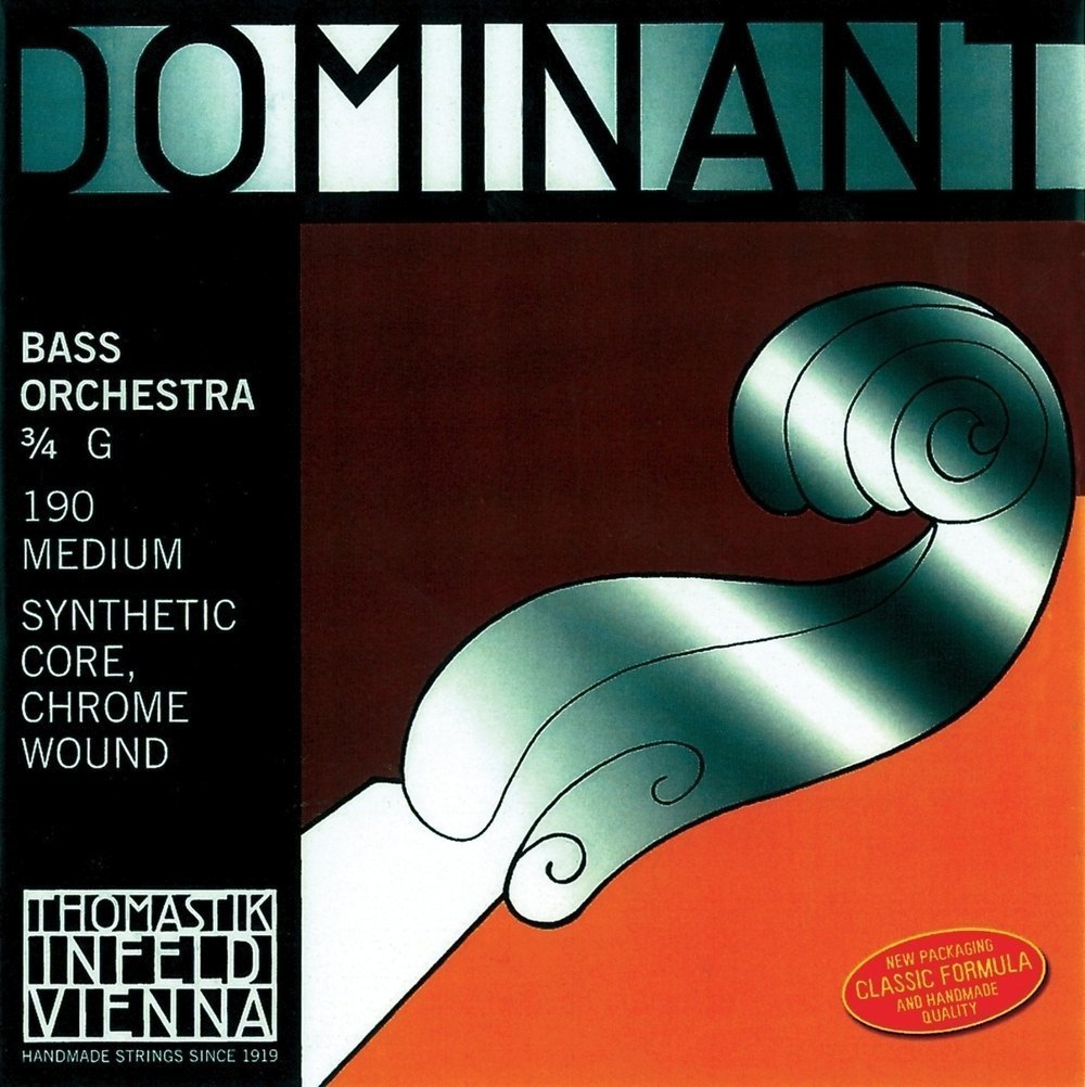 Kontrabasson kielet Dominant Nylon-ydin E x