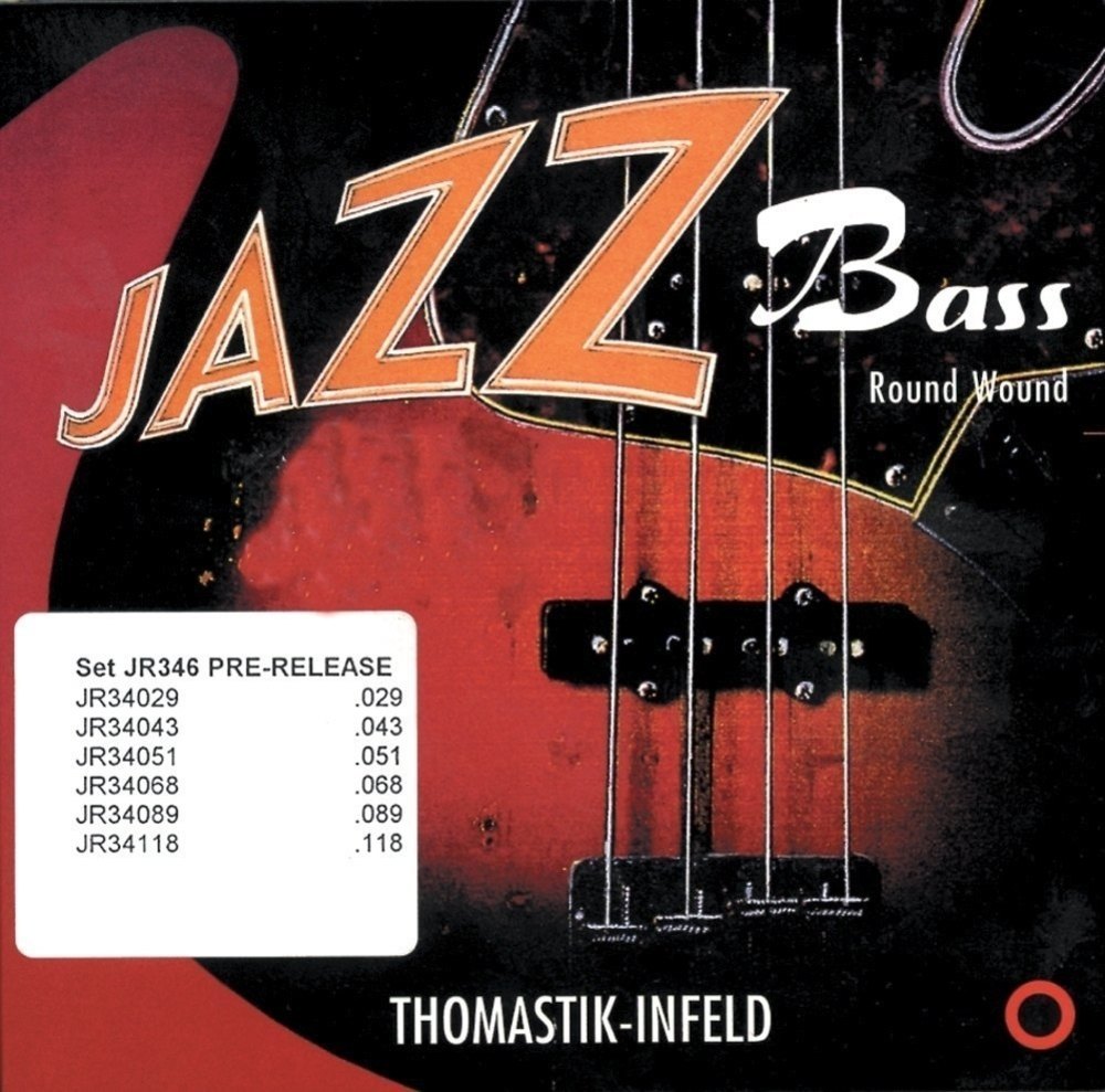 Sähköbasson kielet Jazz Bass series nickel round wound roundcore 0.042