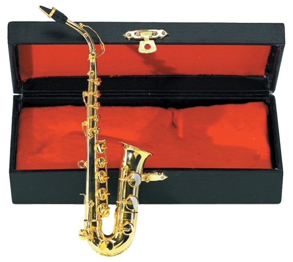 Miniatyyri-instrumentti Alttosaksofoni Messinki