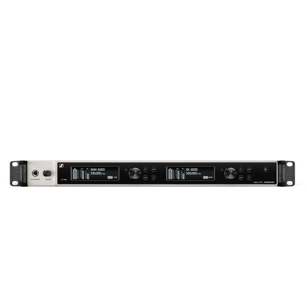 Sennheiser EM 6000 DANTE 2-kanavainen digitaalivastaanotin