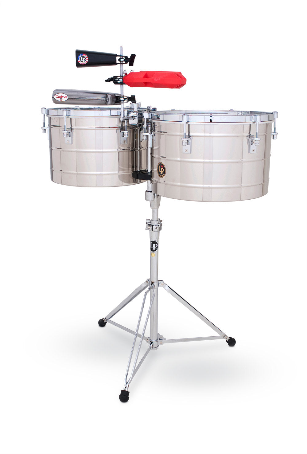 LP Tito Puente Thunder Timbs -Timbales, Ruostumaton teräs