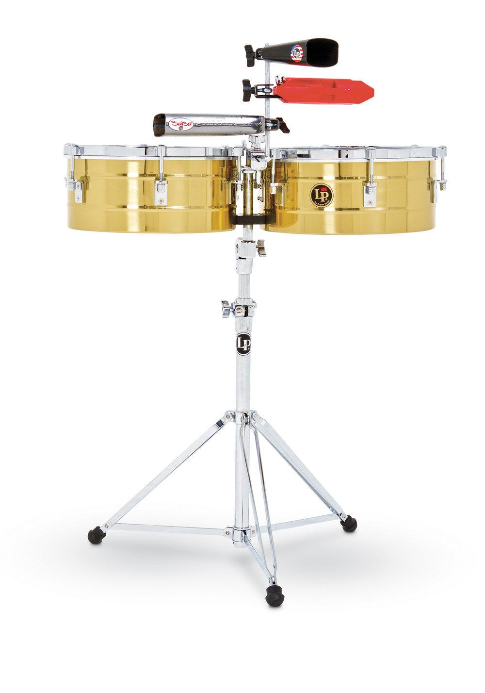 LP Tito Puente Solid Brass Timbales 13" & 14"