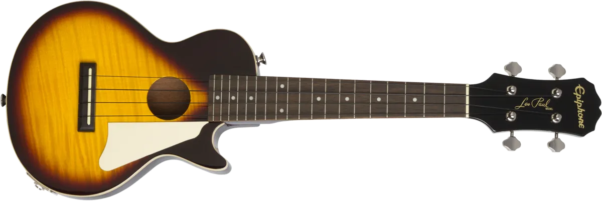 Epiphone Les Paul Acoustic/Electric Ukulele Outfit Concert Vintage Sunburst