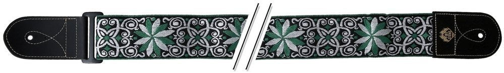 Kitarahihna F&S Folk Jacquard Green-White